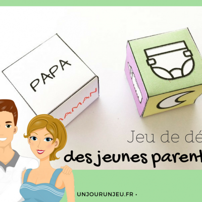 Le jeu de dés pour les jeunes parents {à télécharger gratuitement}