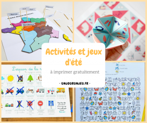 7 jeux et activités à imprimer gratuitement pour préparer l’été !