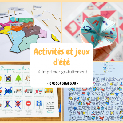 7 jeux et activités à imprimer gratuitement pour préparer l&rsquo;été !