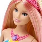 Barbie Dreamtopia poupée sirène Arc-en-ciel blonde Couleurs et Lumières à plonger dans l&rsquo;eau, avec piles incluses, jouet…