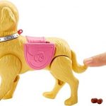 Barbie Famille poupée Balade du Chien avec figurine articulée pouvant faire ses besoins, laisse et accessoires, jouet…