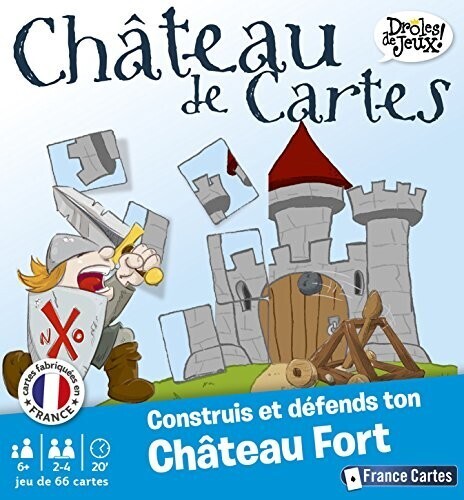 Drôles De Jeux- Jeu Chateau DE Cartes, 130005709,