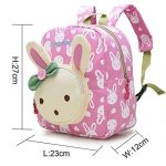 Sac maternelle lapin rose