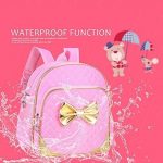 Sac à dos jaune noeud doré