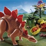 Playmobil – 5232 – Jeu de Construction – Stégosaure et ses Bébés avec Fôret