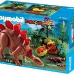 Playmobil – 5232 – Jeu de Construction – Stégosaure et ses Bébés avec Fôret