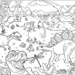 Poster géant Dinosaures à colorier !
