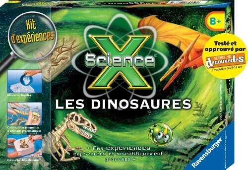 Ravensburger – 18161 – Jeu Éducatif et Scientifique – Mini Science X Les Dinosaures