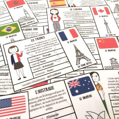 Découvrir le monde en s&rsquo;amusant {cartes à télécharger}