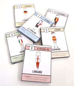 Le jeu de 7 familles des pays d’Europe