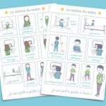 routine du matin à imprimer