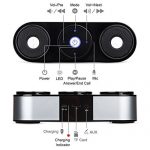 Haut-parleur Bluetooth, zenbre Z3 10 W Enceinte portable sans fil avec de 20 heures Temps de jeu, ordinateur haut-parleur avec double pilote et renforcé Basse à résonateur