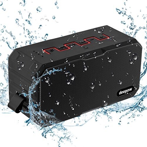 Enceinte Bluetooth Haut Parleur Bluetooth Waterproof Sans Fil Portable – Deepow 10W Enceinte Bluetooth Speaker Puissante…