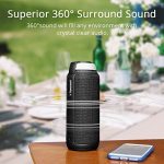 Tronsmart Haut-Parleur Bluetooth Enceinte Portable, T6 Bluetooth Speaker 25W,Surround 360 Stéréo,15 Heures d’Autonomie…