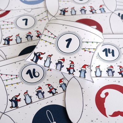 Petites boites à imprimer pour confectionner votre calendrier de l&rsquo;Avent