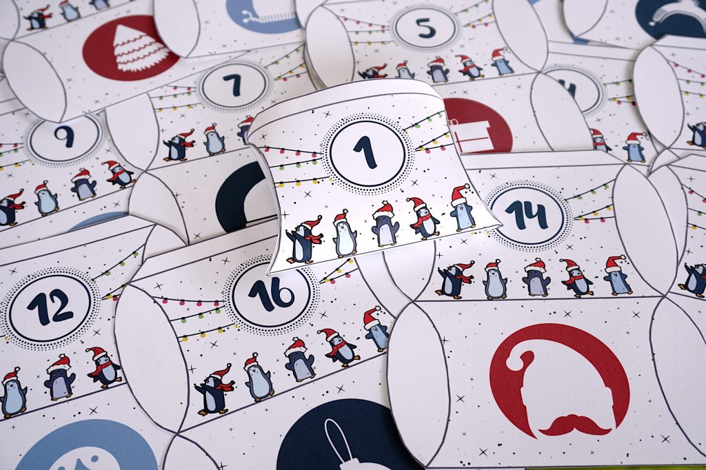 Calendrier de l'Avent : boites à remplir