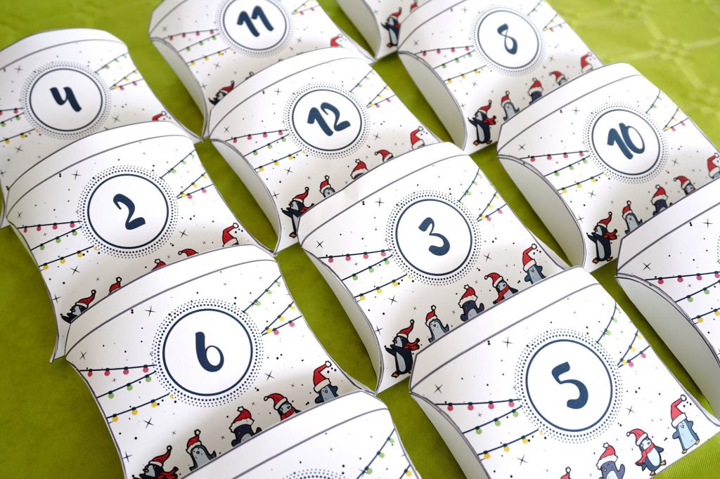 calendrier de l'avent à imprimer