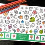 Coloriage cherche et trouve les boules de noel