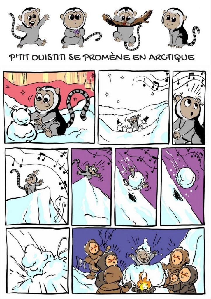 P&rsquo;tit ouistiti, la BD en couleurs