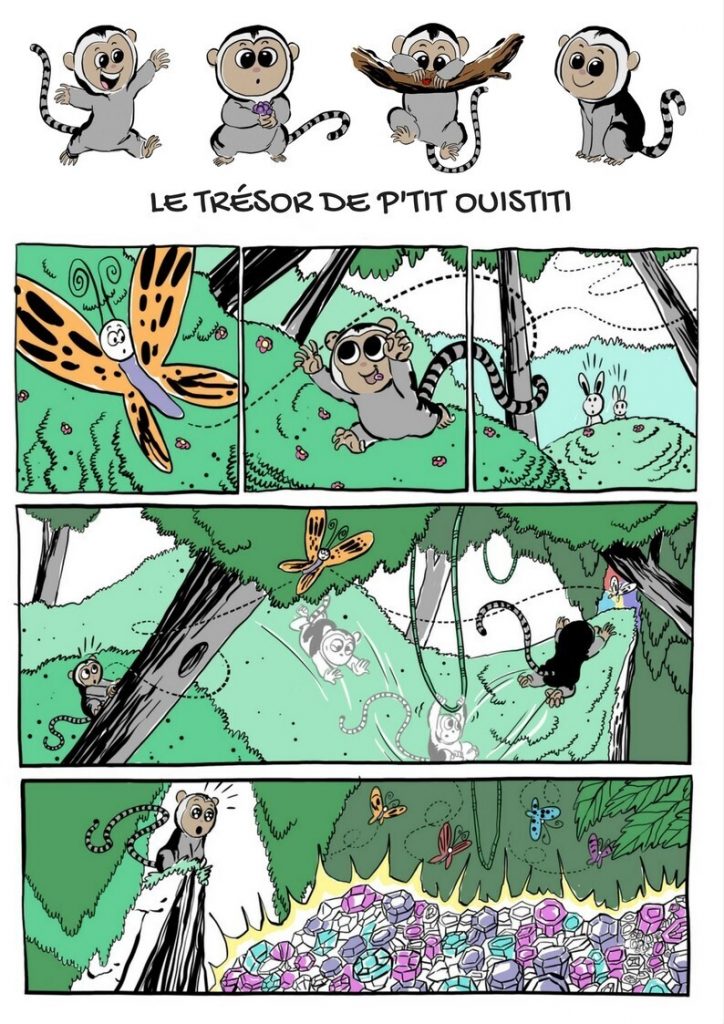 P&rsquo;tit ouistiti, la BD en couleurs