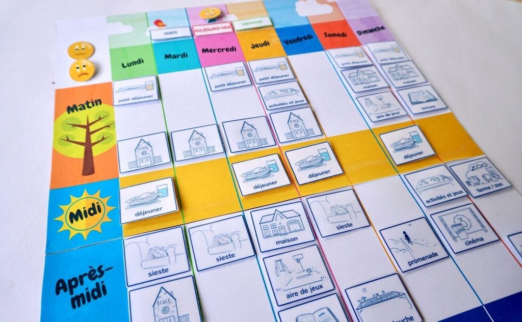 Mon semainier personnalisé à imprimer