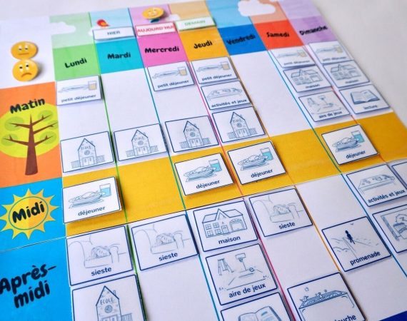 Un semainier pour vos enfants à imprimer gratuitement