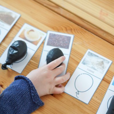 DIY de ballons sensoriels pour les enfants, printable et reconnaisance