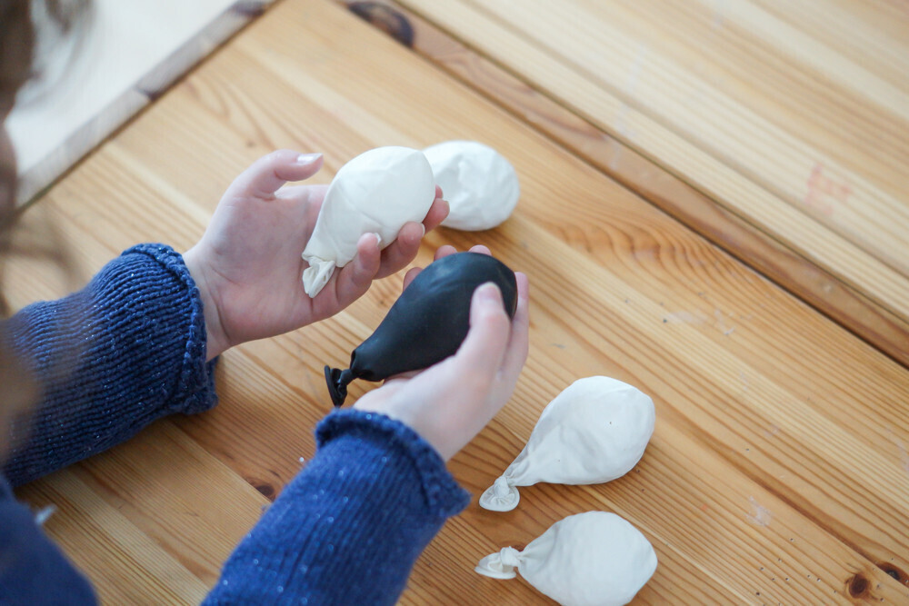 DIY de ballons sensoriels pour les enfants, printable et reconnaisance