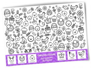 Mes cherche et trouve de Pâques