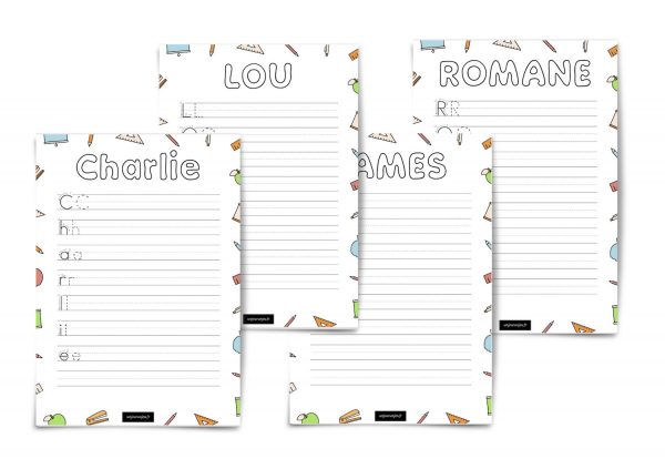 Comment On Fait Une Page De Garde Nom Prénom www.unjourunjeu.fr