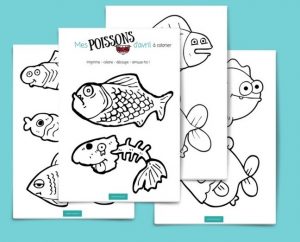 Mes poissons d’avril à imprimer gratuitement