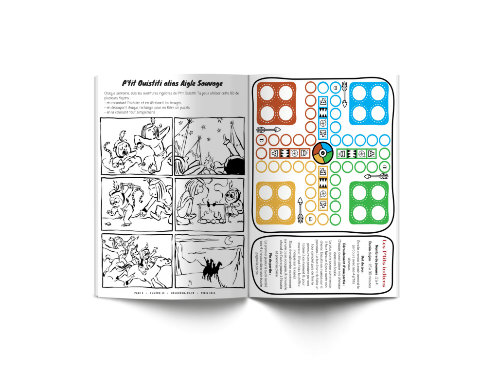 LesP'tits Ouistitis et les indiens - jeux les P'tits Indiens