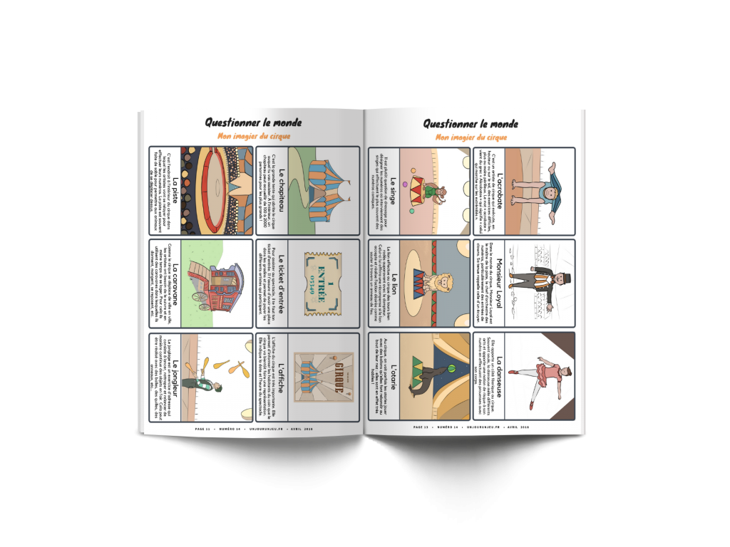 Mon imagier du cirque - les P'tits Ouistitis