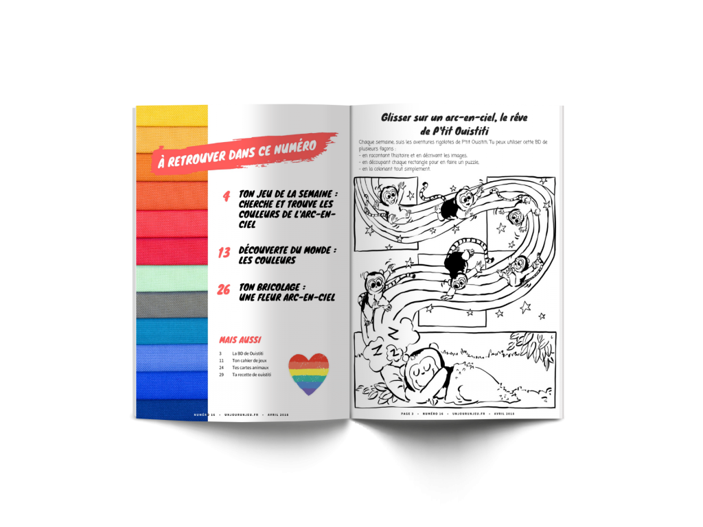 Les P'tits Ouistitis - Arc-en-ciel - la BD