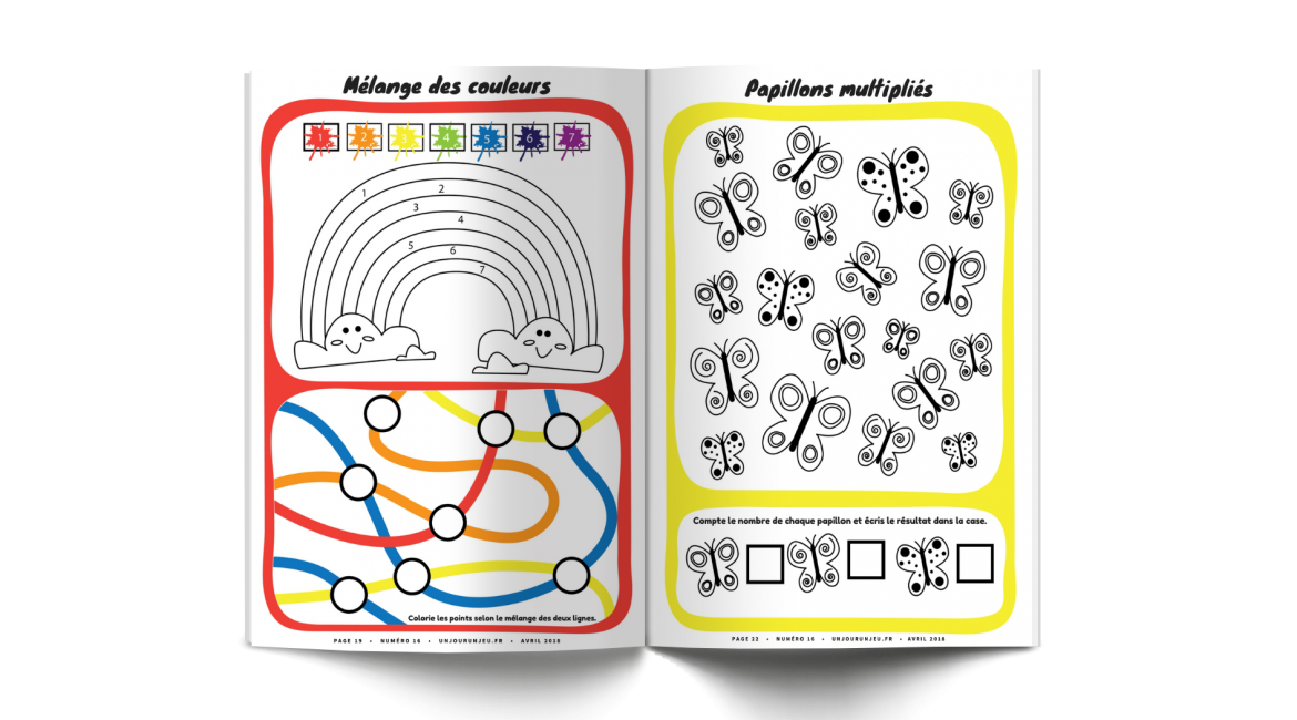 Les P'tits Ouistitis - Arc-en-ciel - les jeux