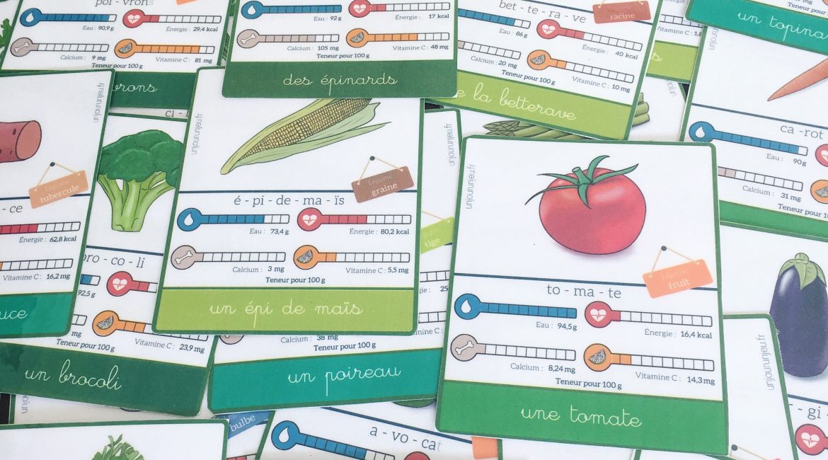 cartes légumes à télécharger