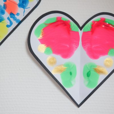 Travailler la symétrie avec un coeur