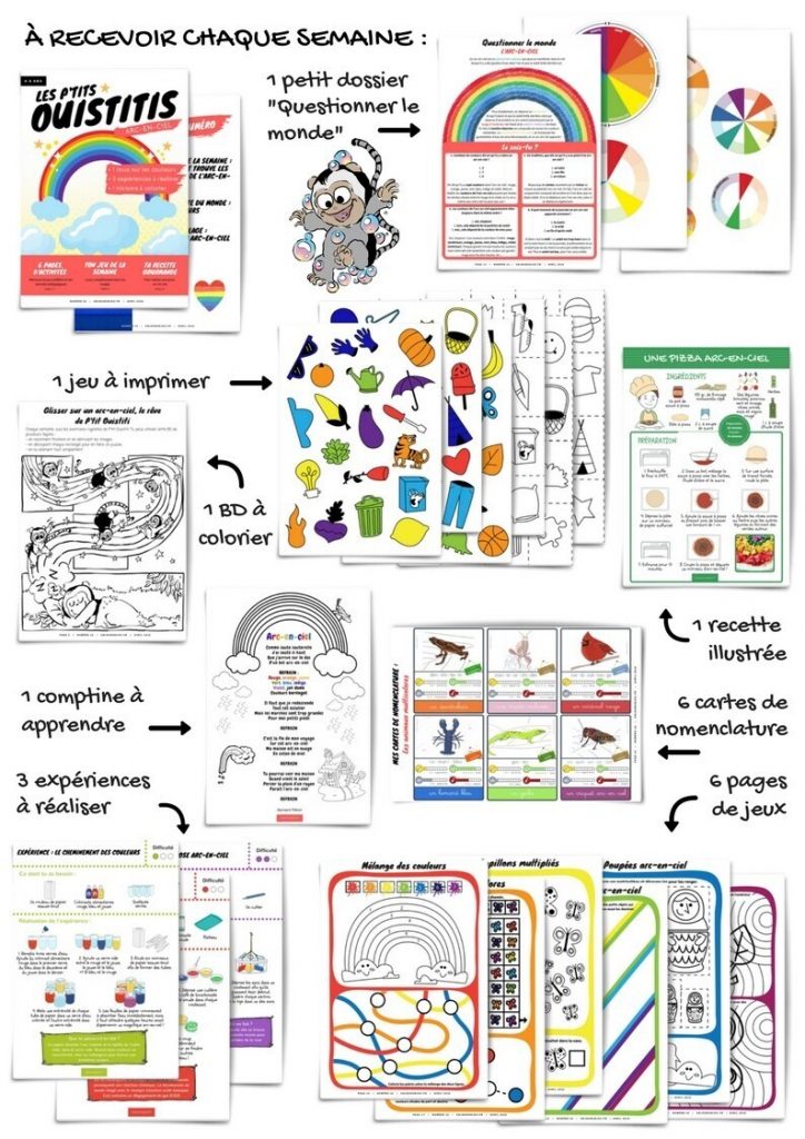 Les P'tits Ouistitis et l'arc-en-ciel