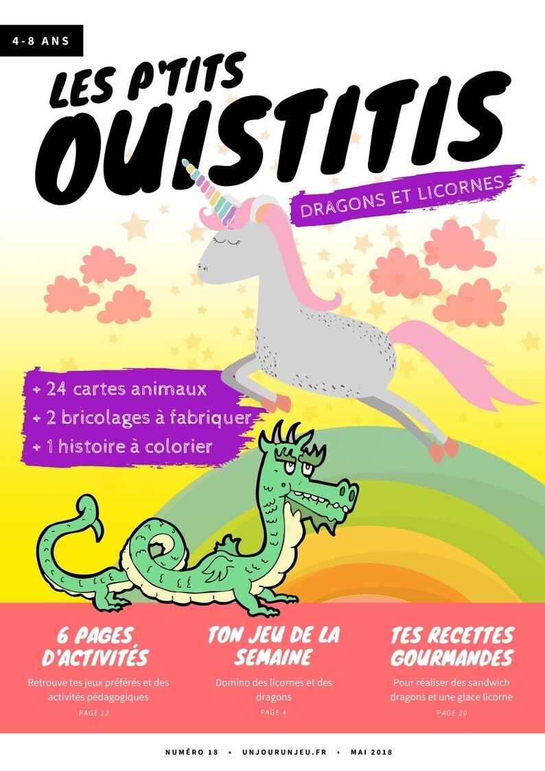 Les P'tits Ouistitis - licornes et dragons