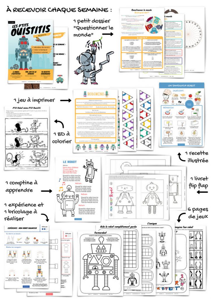 Les P'tits Ouistitis et les robots