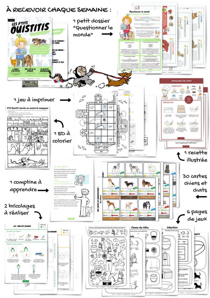 Les P'tits Ouistitis et les animaux de compagnie - aperçu
