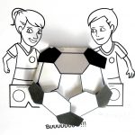 Bricolages coupe du monde football p'tits ouistitis