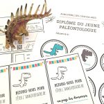 Diplôme du paléontologue chasse au trésor
