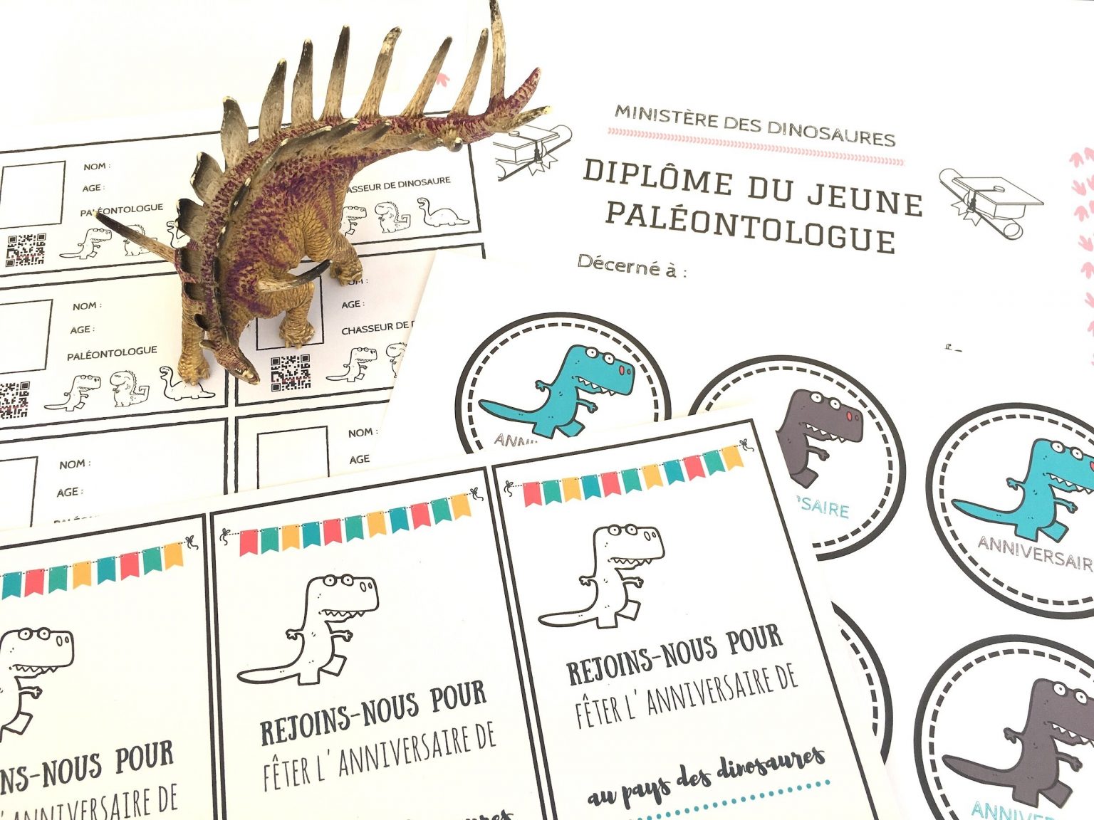 Chasse au trésor à imprimer immédiatement sur les dinosaures - Un jour