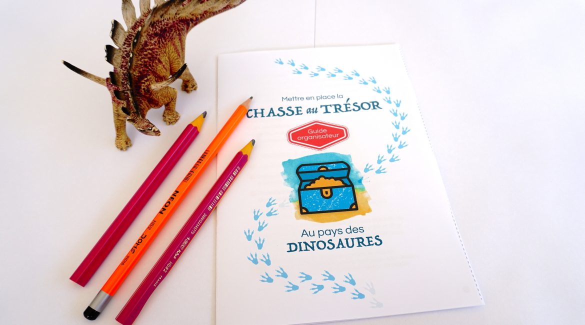 Guide organisateur chasse au trésor dinosaures