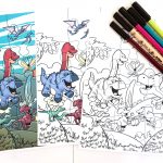 Puzzle dinosaure pour la chasse au trésor