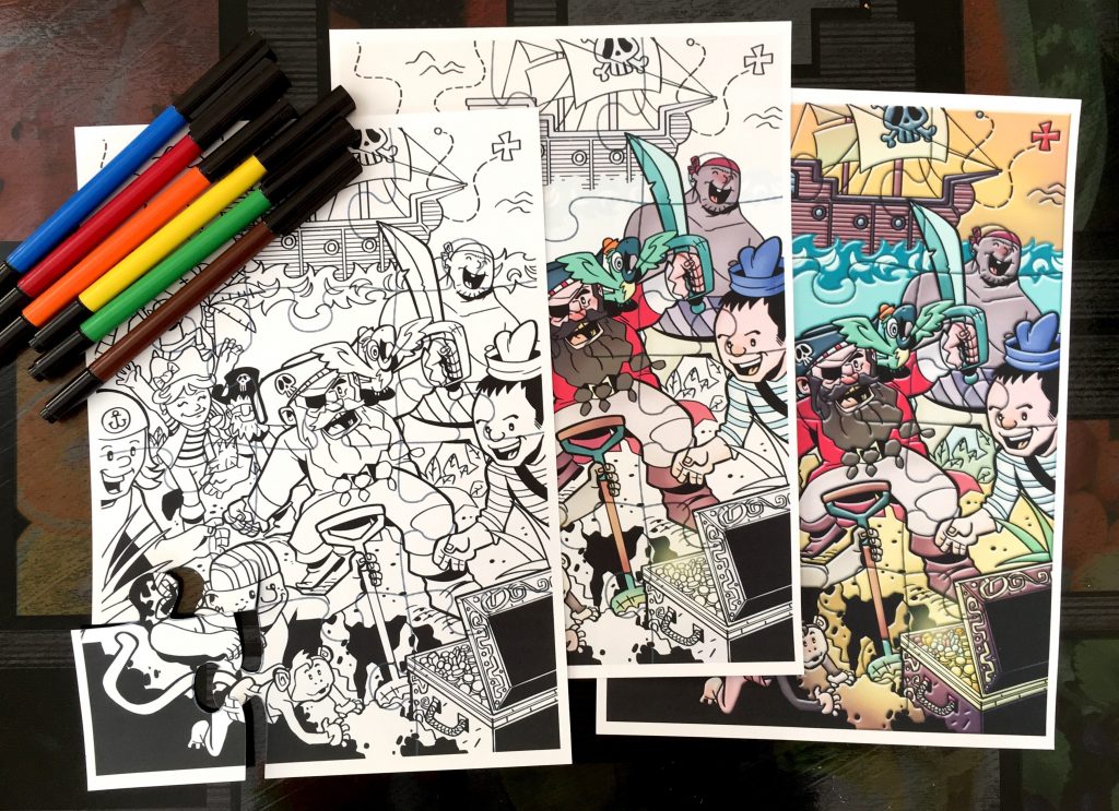 Puzzle de la chasse au trésor spéciale pirates