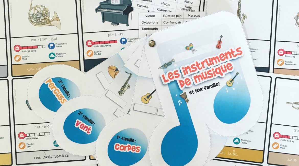 Les P'tits Ouistitis instruments de musique