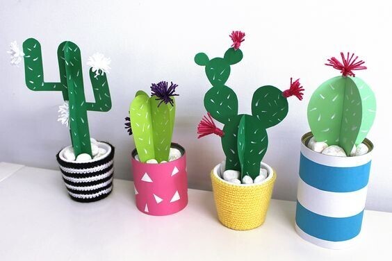 Cactus en papier