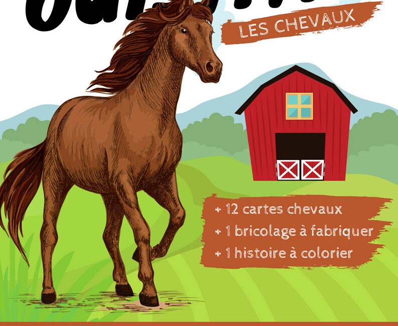 Les P'tits Ouistitis et les chevaux